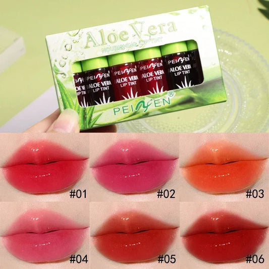6 Pcs Moisturizing Clear Lip Gloss Oil Set,Liquid Lipstick Mirror Glaze Waterproof Long Lasting Lip Plumper Hydrating Lips Balm - U&MORE