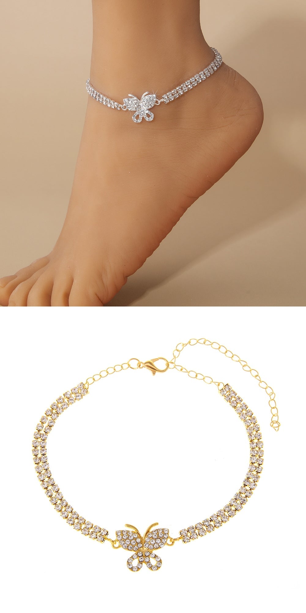 Creative Butterfly Anklet Beach Ornament Women - U&MORE
