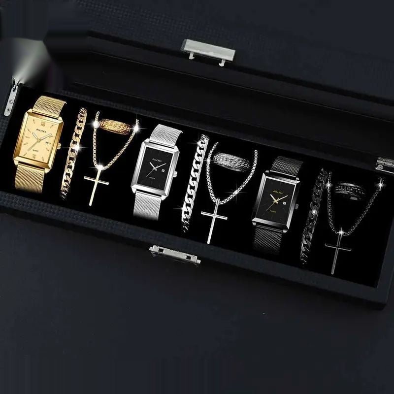 12 - set Men's Watches Fashionable Multi - color Assortment Of Quartz Men's Watches - U&MORE