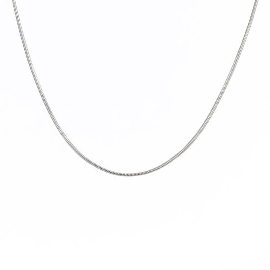 1.2mm Snake Bone Chain Necklace, Korean Style, Couple's Collarbone - U&MORE