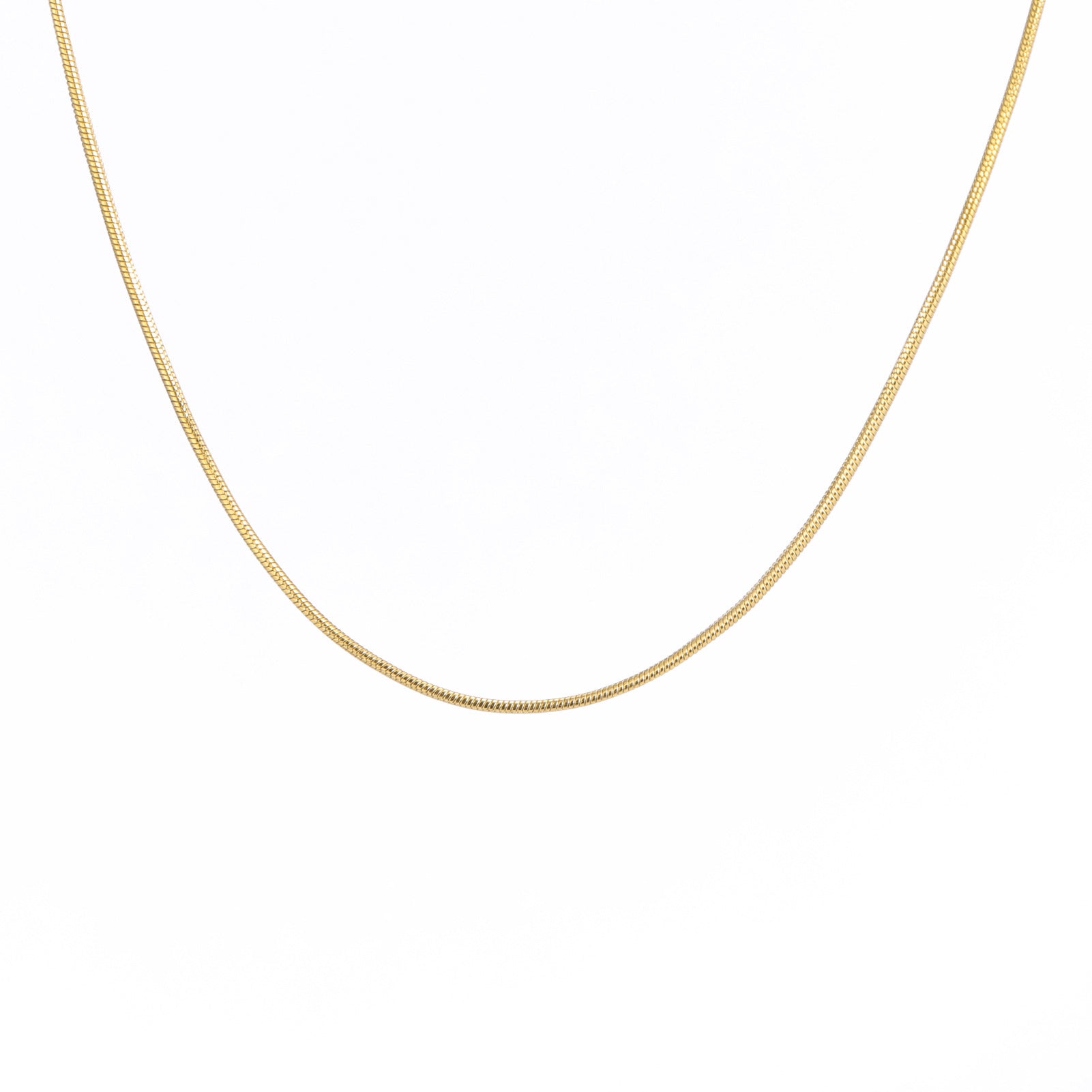 1.2mm Snake Bone Chain Necklace, Korean Style, Couple's Collarbone - U&MORE