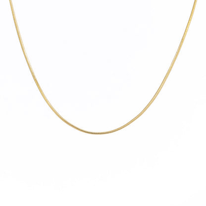 1.2mm Snake Bone Chain Necklace, Korean Style, Couple's Collarbone - U&MORE
