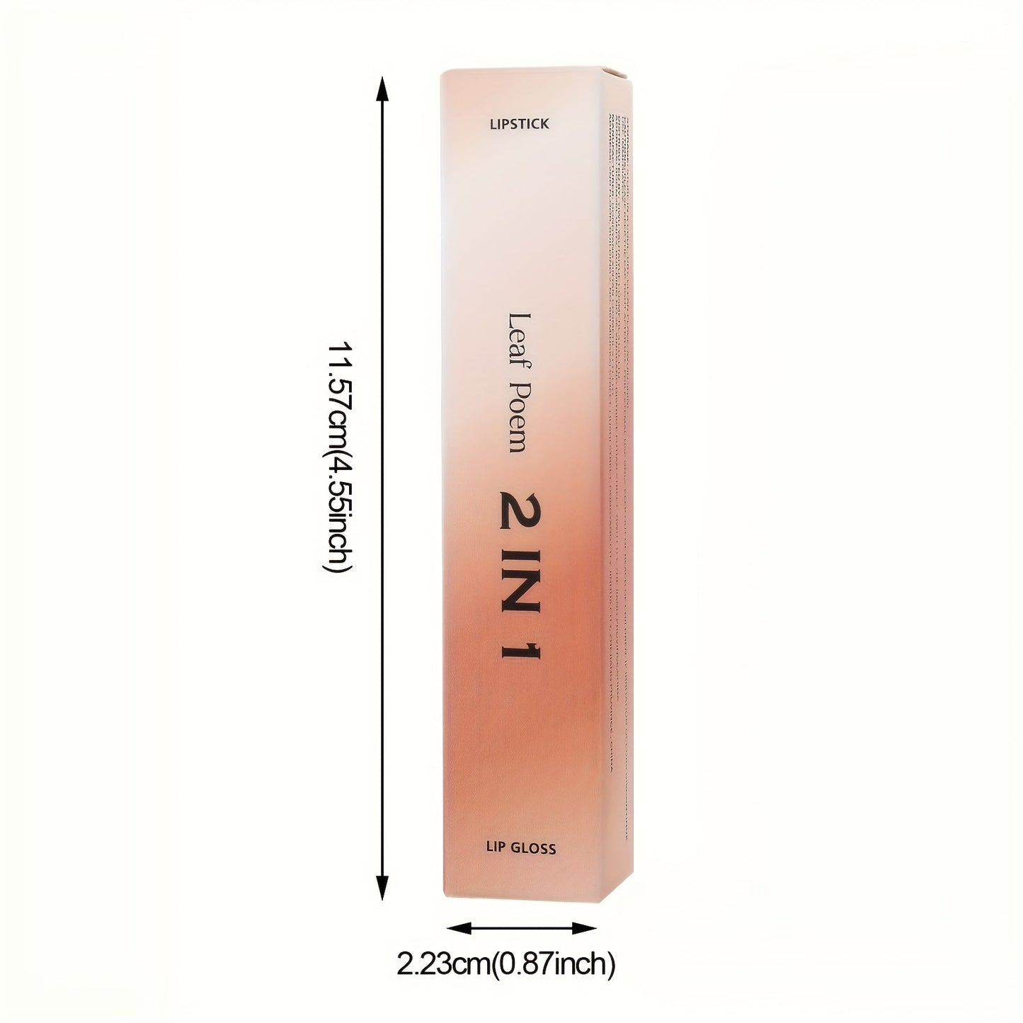 2 - in - 1 Lip Liner & Gloss Dual - Ended Lip Makeup - Matte & Glossy Lip Pencil with Mirror - like Lip Gloss - Long - Lasting Lip Liner & Glossy Finish - All - in - One Lip Cream - Dual - Ended Beauty Stick with Clear Cap - Perfect Gift for - U&MORE