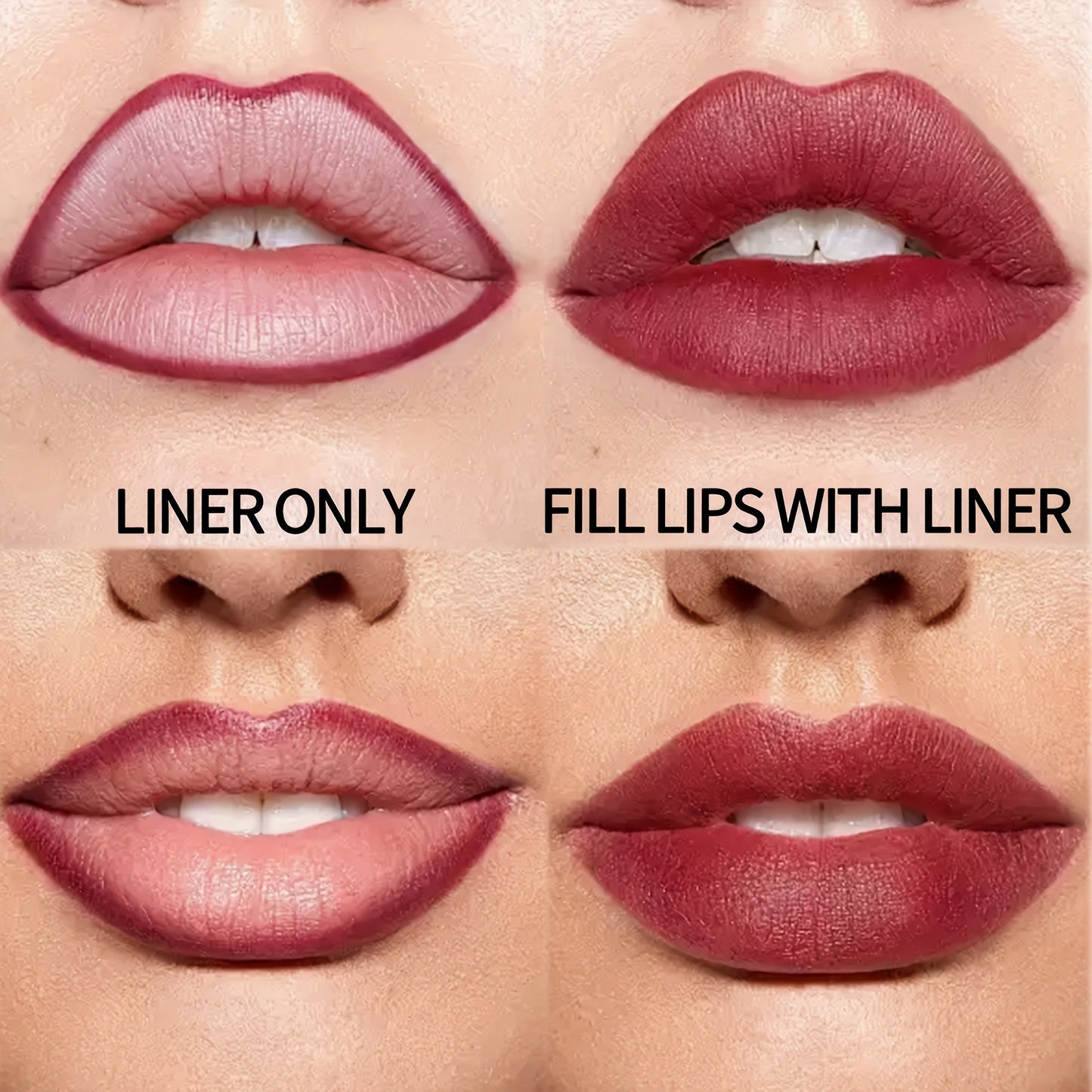 24pcs SHCOETY Matte Lip Pencil Set, Velvet Non - Stick Cup Lip Liner Duplicates, Mixed Color System, Long - Lasting Lipstick Contour Kit - U&MORE