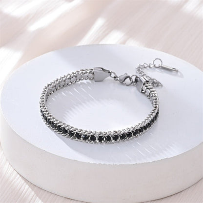 Fashionable Light Luxury Full Diamond Bracelet - U&MORE