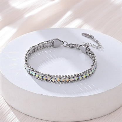 Fashionable Light Luxury Full Diamond Bracelet - U&MORE