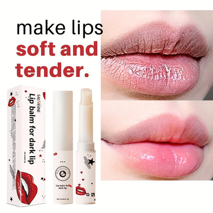Lip Balm For Dark Lips Dry And Cracked Lips, Effectively Exfoliate, Mildly Moisturizes Lip Care Lip Primer, suitable For Men And Women - U&MORE
