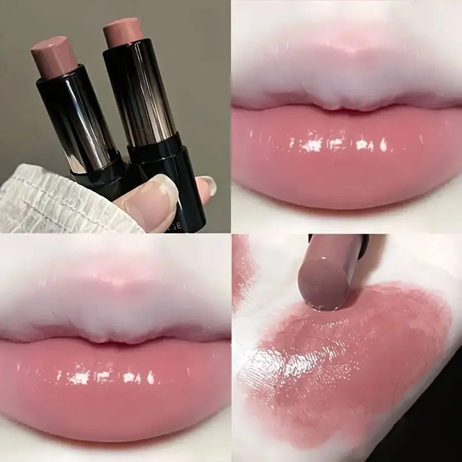 Lipstick red brown lipstick waterproof moisturizing mirror lipstick lip gloss natural long - lasting makeup Valentine's Day gift - U&MORE