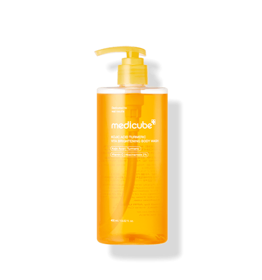 medicube Kojic Acid Turmeric Vita Brightening Body Wash 400ml - U&MORE