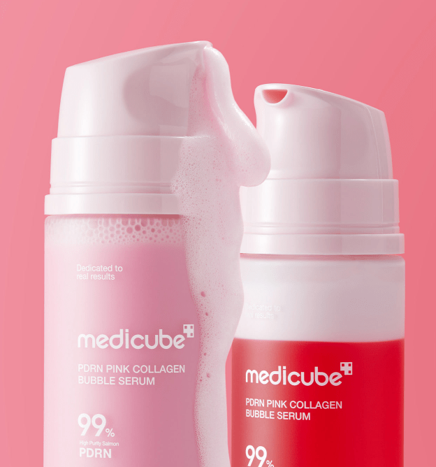 medicube PDRN Pink Collagen Bubble Serum 95ml - U&MORE