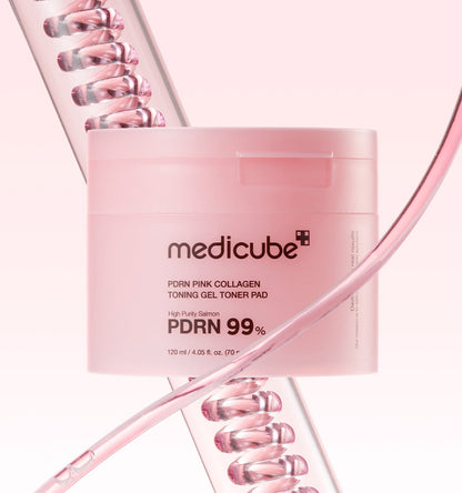 medicube PDRN Pink Collagen Gel Toner Pad 120ml/70pads - U&MORE