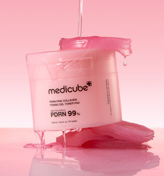 medicube PDRN Pink Collagen Gel Toner Pad 120ml/70pads - U&MORE