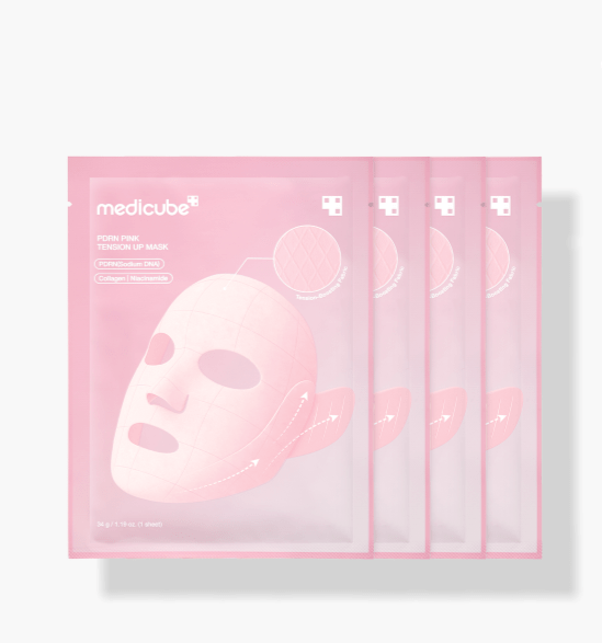 medicube PDRN PINK TENSION UP MASK SET 34g X 4ea - U&MORE