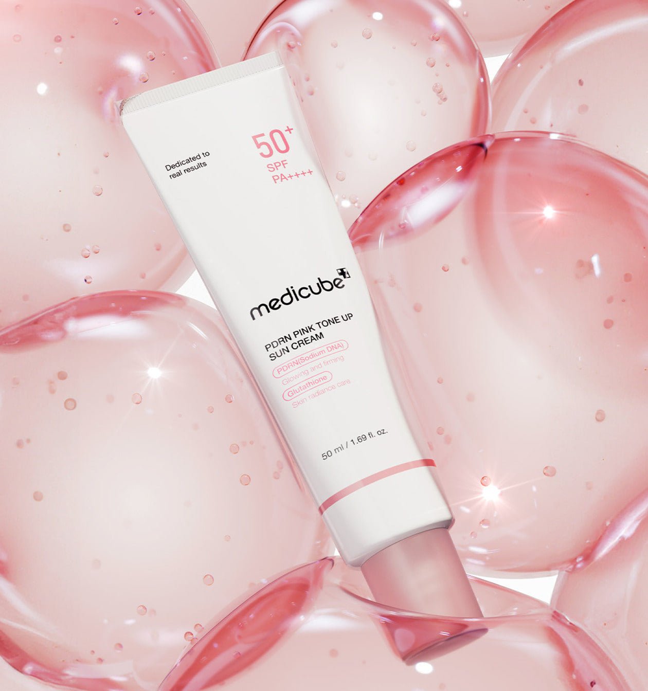 medicube PDRN Pink Tone Up Sun Cream 50ml - U&MORE