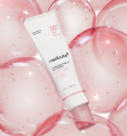 medicube PDRN Pink Tone Up Sun Cream 50ml - U&MORE