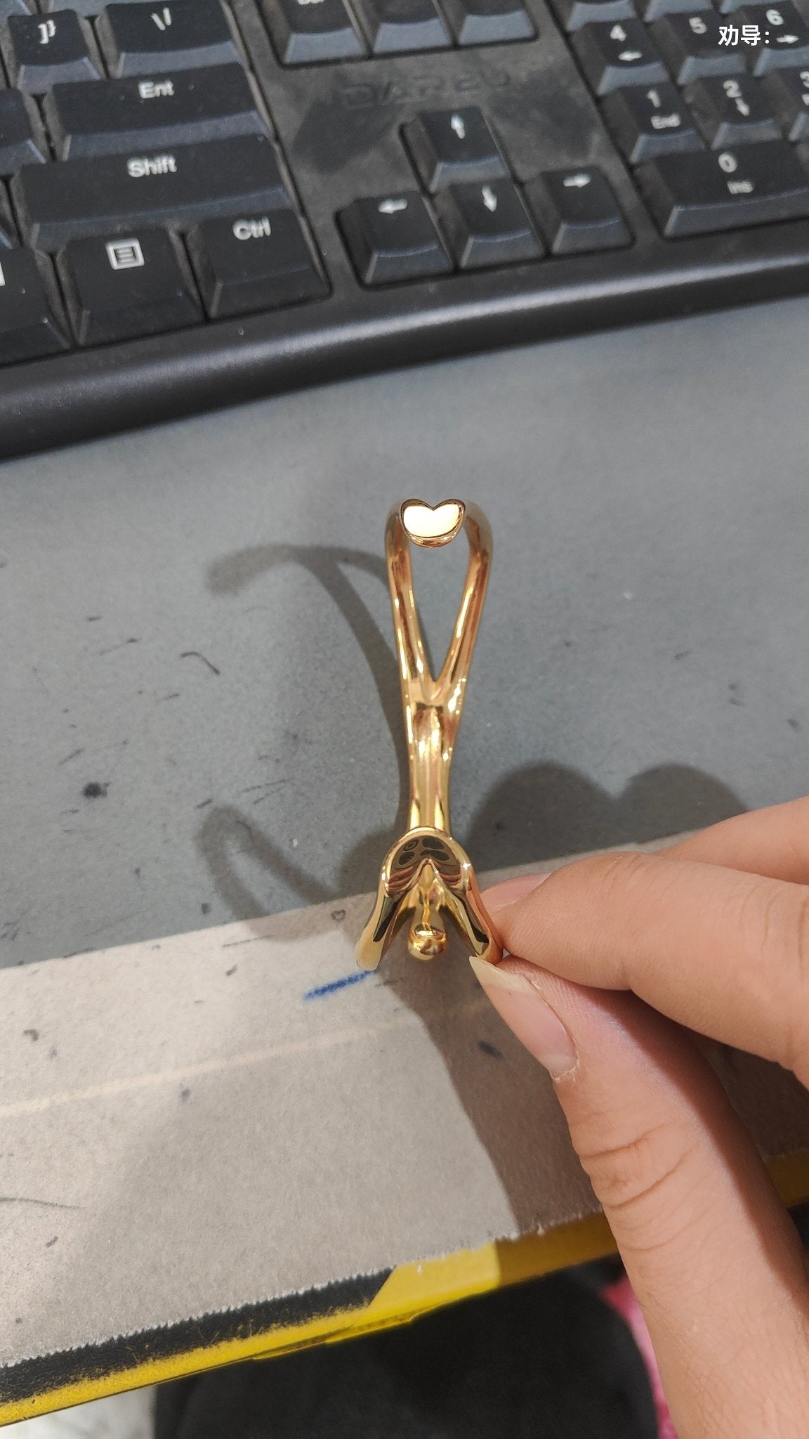 Personal Influencer Bracelet Stainless Steel Gold Plated Casting Creative Female Body - U&MORE