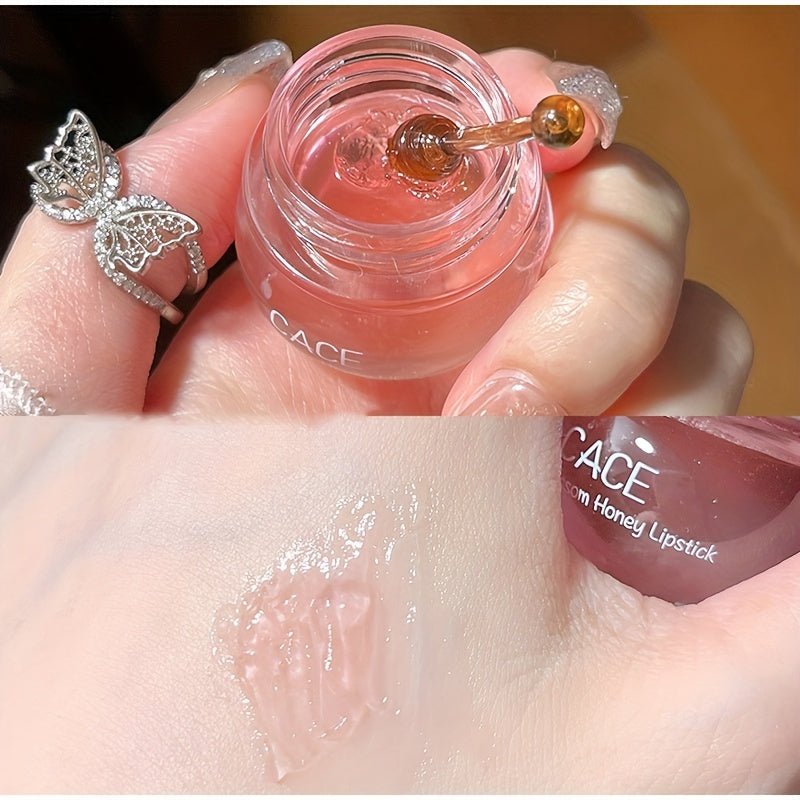 Rose Cherry Honey Peach Lip Gloss - Hydrating and Nourishing Lip Mask for Unisex with Lightening Effect - Moisturizing and Soothing Lip Balm for All Skin Types, Perfect Valentines Day Gift - U&MORE