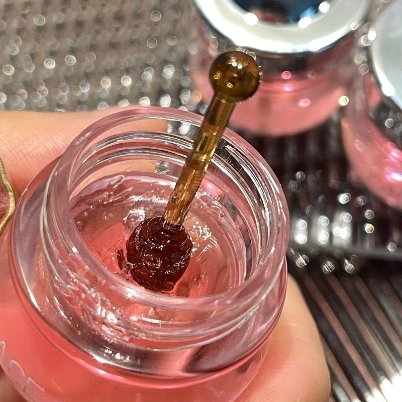 Rose Cherry Honey Peach Lip Gloss - Hydrating and Nourishing Lip Mask for Unisex with Lightening Effect - Moisturizing and Soothing Lip Balm for All Skin Types, Perfect Valentines Day Gift - U&MORE