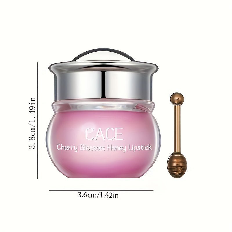 Rose Cherry Honey Peach Lip Gloss - Hydrating and Nourishing Lip Mask for Unisex with Lightening Effect - Moisturizing and Soothing Lip Balm for All Skin Types, Perfect Valentines Day Gift - U&MORE