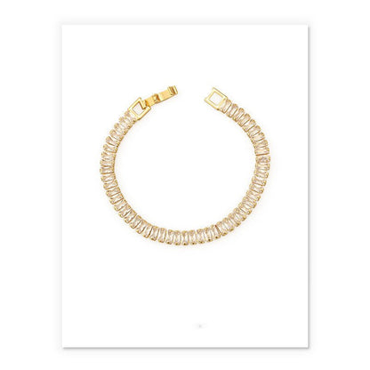 Simple zircon bracelet - U&MORE