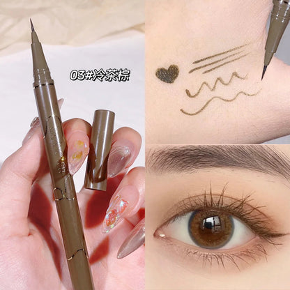 Slim eyeliner is waterproof, sweat - proof, long - lasting and non - smudged. Newbie brown eyeliner liquid pen - U&MORE