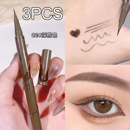 Slim eyeliner is waterproof, sweat - proof, long - lasting and non - smudged. Newbie brown eyeliner liquid pen - U&MORE