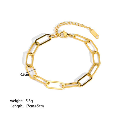 Stainless Steel Ornament Bracelet Female - U&MORE