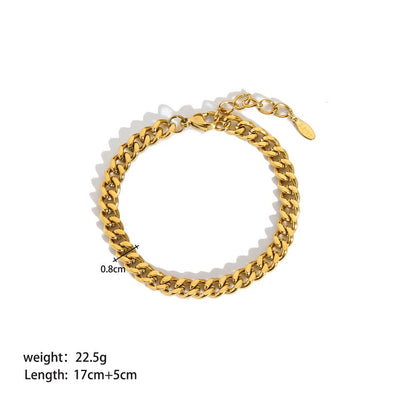 Stainless Steel Ornament Bracelet Female - U&MORE