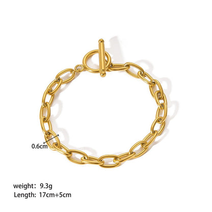 Stainless Steel Ornament Bracelet Female - U&MORE