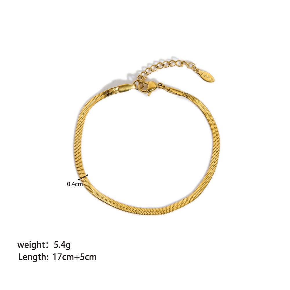 Stainless Steel Ornament Bracelet Female - U&MORE