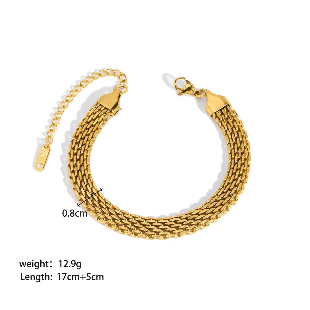 Stainless Steel Ornament Bracelet Female - U&MORE