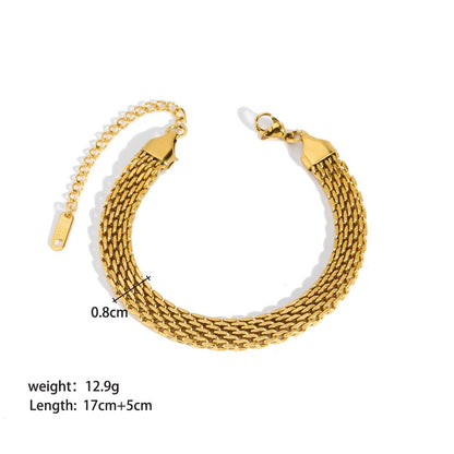 Stainless Steel Ornament Bracelet Female - U&MORE