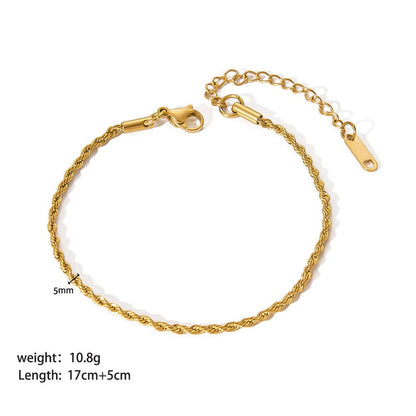 Stainless Steel Ornament Bracelet Female - U&MORE