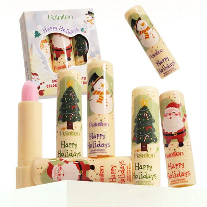 Three color changing lipstick, moisturizing and soothing, color changes with temperature, refreshing and non greasy lipstick set - U&MORE