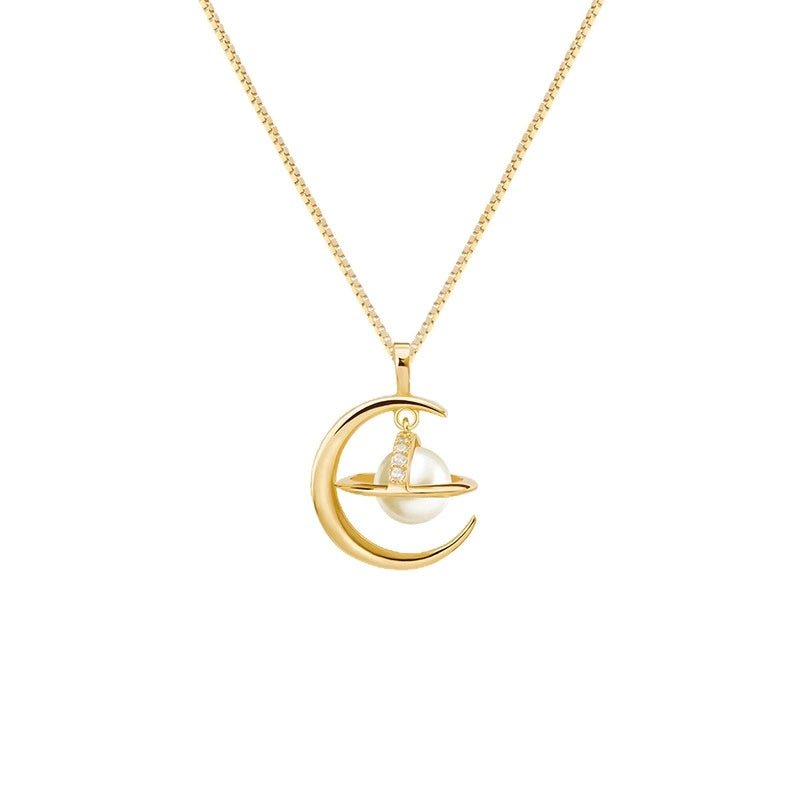 Women's Planet Necklace Niche Design Temperament Saturn Clavicle Chain Versatile - U&MORE