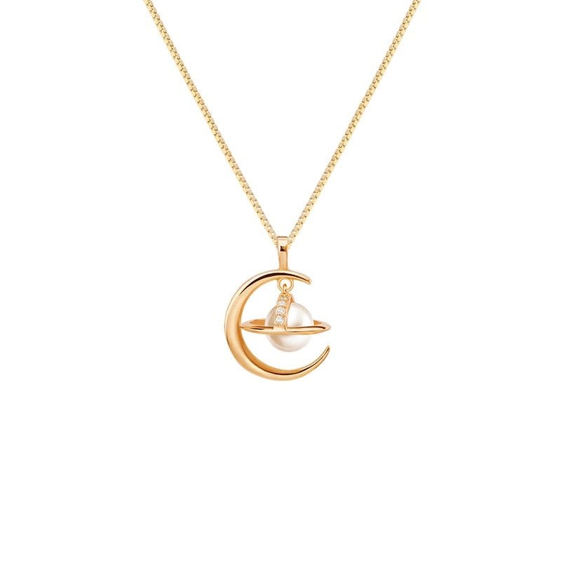 Women's Planet Necklace Niche Design Temperament Saturn Clavicle Chain Versatile - U&MORE